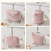 1/4 Pièces Sac à Rouge à Lèvres Portable de Voyage Sac à Cosmétiques en Velours Sac de Rangement Girly Grande Capacité Sac à Toilette Portatif Classé