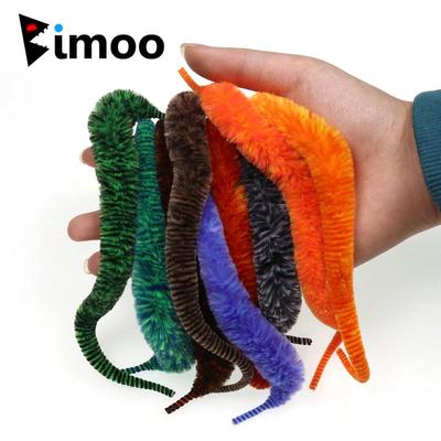 Bimoo 8 "~ 9" Nuovo Magnum Drago Coda Doppio Colore Misto Morbido Ciniglia Sintetica Acqua Salata Pesca A Mosca Lure Baitfish Tying Materil