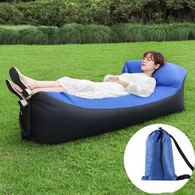 2025Trend Outdoor Products Fast Infaltable Air Sofa Bed Good Quality Sleeping Bag Inflatable Air Bag Lazy bagBeach Sofa 240*70cm