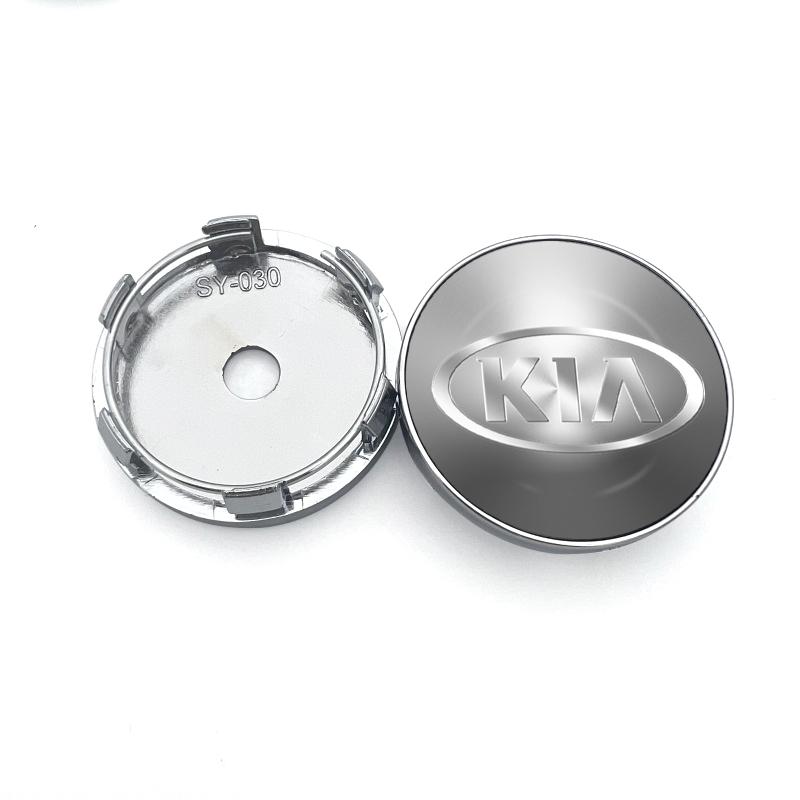 4pcs 60mm Car Wheel Center Hub Center Cap Rim Hub Dustproof Cover Sticker Emblemem For KIA Sportage Ceed Rio 3 Picanto Proceed Gt Stinger 4 K7