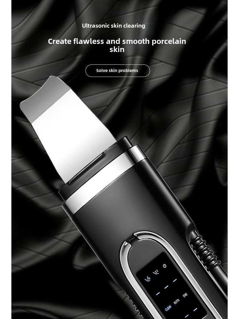 Ultrasonic Skin Scrubber & Blackhead Remover - Pore Cleanser & Acne Device.