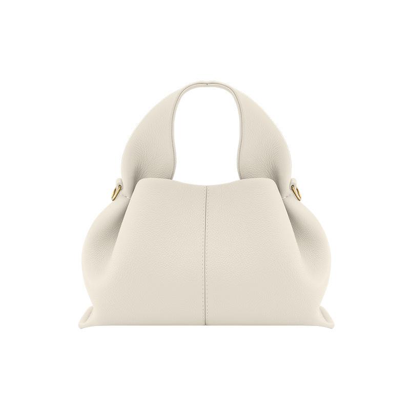 Knödel Wolken Tasche Neue Französische Nischen Design Handtasche Echte Ledertasche