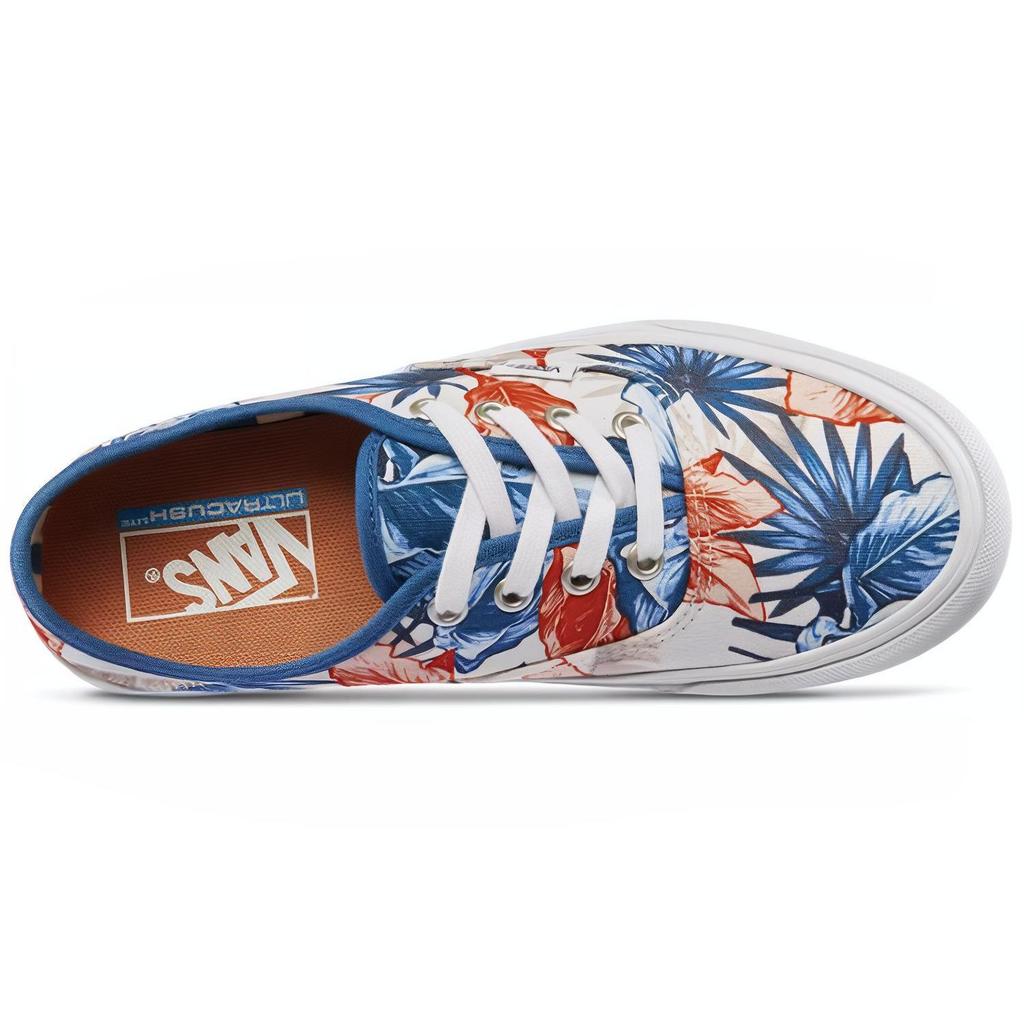 Vans Authentic Sf Leaf Round Toe Lace Up Low Top Canvas Shoes Women Sneaker White VN0A3MU6VLC