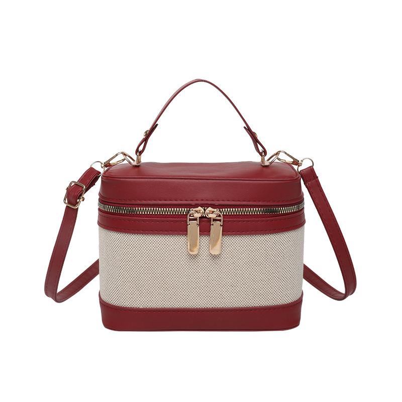 Popular Color Matching, Personalized Matte and Popular Trend, Leopard Print Design, Texture, Crossbody Shoulder Box, Small Square Bag for Women