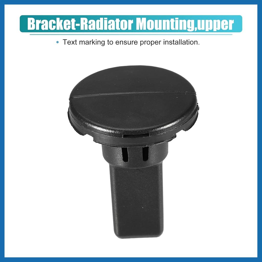 2 Set Upper Radiator Mount Bushing Bracket with Support Sleeve for BMW 228i 2014-2016 No.17117596922/17117596923 Item Replacement