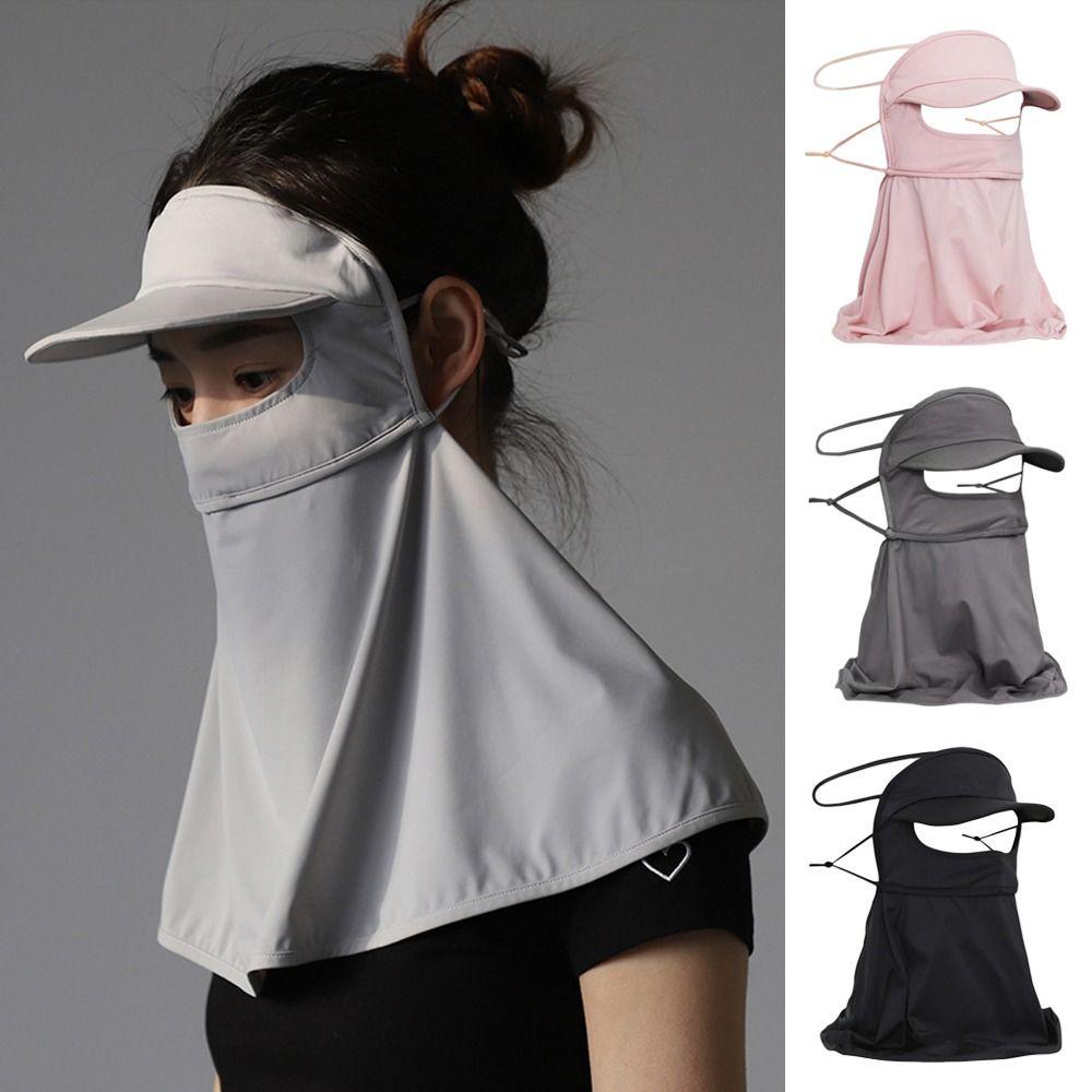 Mesh Summer Mask Sun Protection Neck Wrap Cover Breathable Neck Gaiter Scarf Hiking