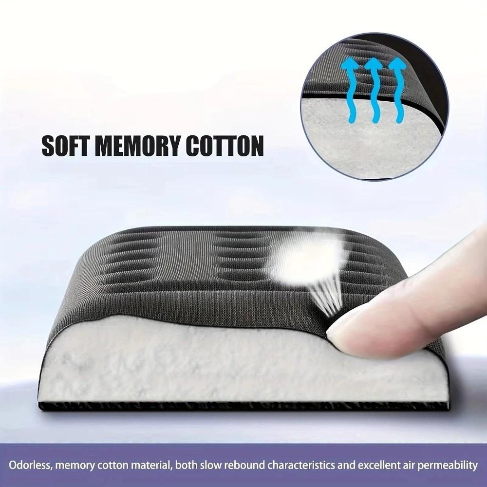 Anti-Slip Car Armrest Elbow Pad Memory Foam Car Wrist Pad Black Wrist Rest For Mouse Keyboard