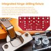Aluminum Alloy Handle Pitch Punch Hole Locator Shelf Pin Drilling Guide Jig Concealed Hinge Hole Drill Template Guide Locator