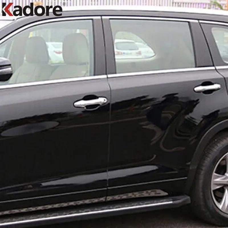 For Toyota Highlander 2014 2015 2016 2017 2018 Chrome Car Door Handle Covers Trim Side Handles Catch Overlay Accessories