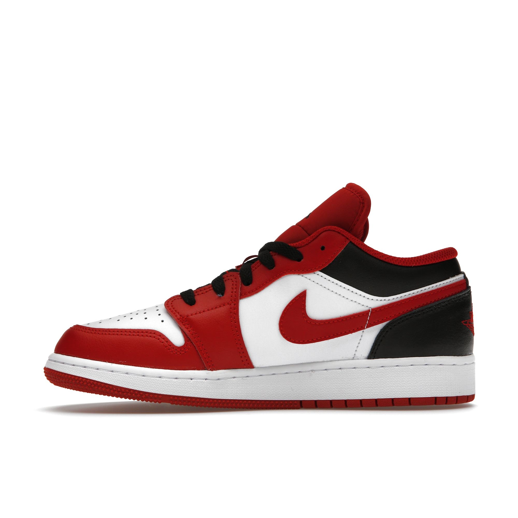 Детские кроссовки Air Jordan 1 Low GS Reverse Black Toe Red White Gym-Red 553560-163 38.5 — фото 5