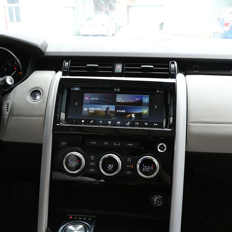 For Land Rover Discovery 5 LR5 L462 2017- ABS Car Interior Center Control Navigation Decorative Frame Car Accessories