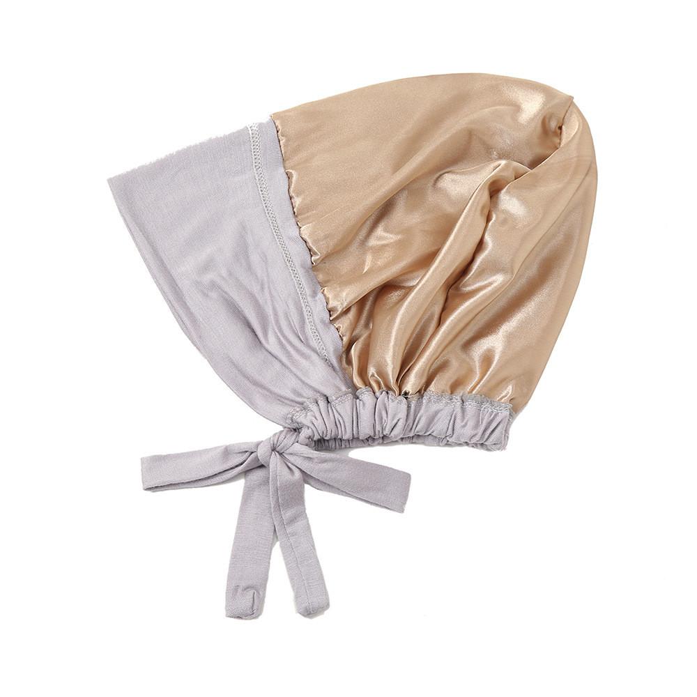 Polyester Adjustable Chemotherapy Cap With Tie Back For Women And Elderly