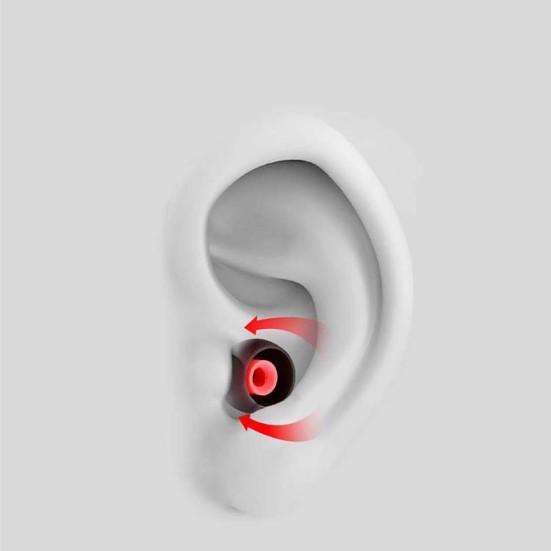 3 Pairs Earplug Replacement In Ear Silicone Eartips Earbuds Ear Sleeve for Headphone
