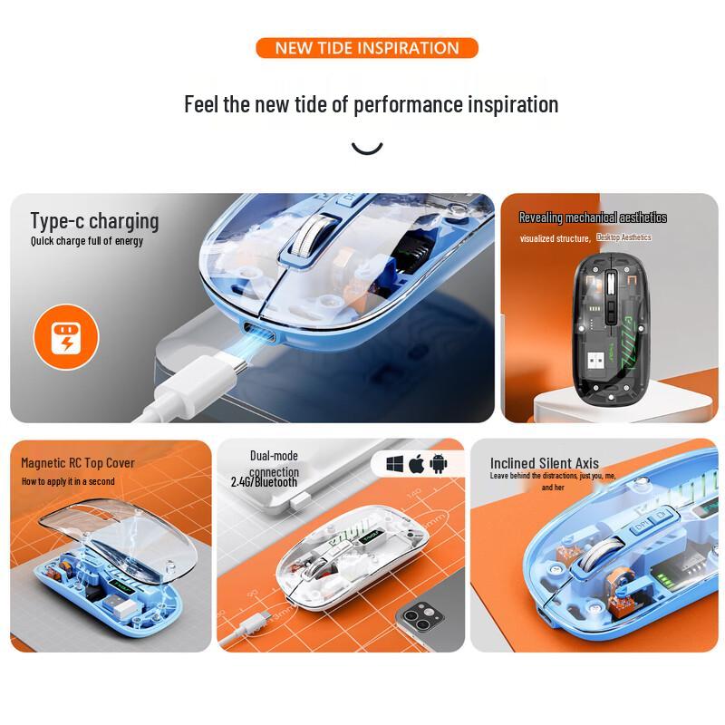 Leilang X11 Wireless Rechargeable Silent Office Mouse