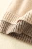 Aecsoc 100% Cashmere Beret, One Size Fits All, Knit Cap for Men and Women, QPS801 (Beige)