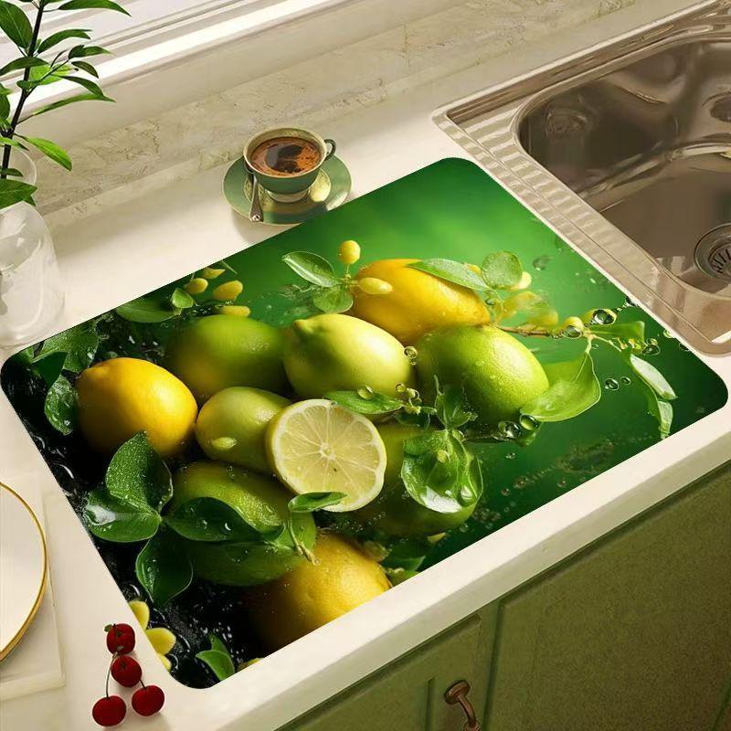 Creative Diatom Mud Kitchen Counter Draining & Quick-Dry Mat