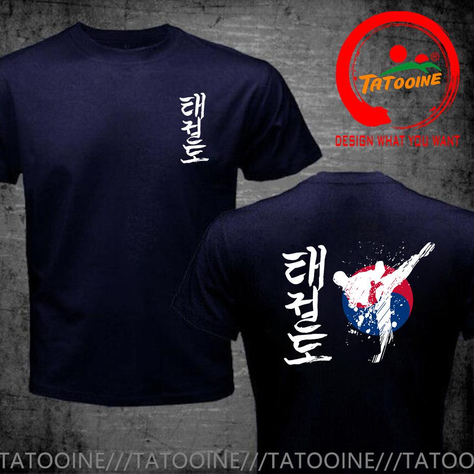 Kampf Koreanisches Taekwondo Karate Kampfsport T-Shirt Taek Wondo Sommer Atmungsaktiv Camisetas Retro Street Fashion Oberteile Tee Shirt