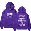 Rapper Destroy Lonely Hoodies I Dont Trust Forgive or Forget Text Letters Graphic Printing Autumn Winter Fleece Sweatshirts