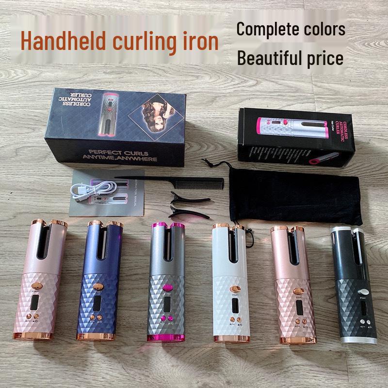 Unisex Wireless Auto Curling Iron - No-Scald, Effortless Styling Tool