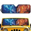Creative Tiger Accordion-Style Off-Road Vehicle Sunshade Shield