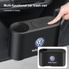Trash Can Auto Emblem Garbage Box Bin Storage Car Accessories For B7 B6 B5 Golf 4 5 6 Polo Passat CC Jetta Mk6 Tiguan Gol Cross