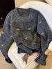 2026 Fall/Winter European & American Women's Heart Pattern Long Sleeve Pullover Sweater