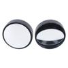 Round Side Mirror Blind Area Mirror Pair, 360 Adjustable Suction Cup Add-On for Rearview Parking and Curbside Checks, Easy To Install