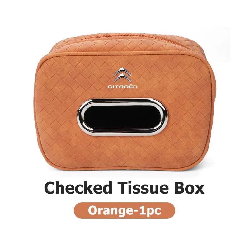 Car Tissue Box Center Console Armrest Backseat With Fix Strap For Citroen Grand Berlingo Jumper Celysee Xsara Picasso Aircross aik256