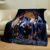 Foxes In Harmony Print Blanket Soft and Cozy Perfect for the Living Room Bed Sofa or a Nap,gift