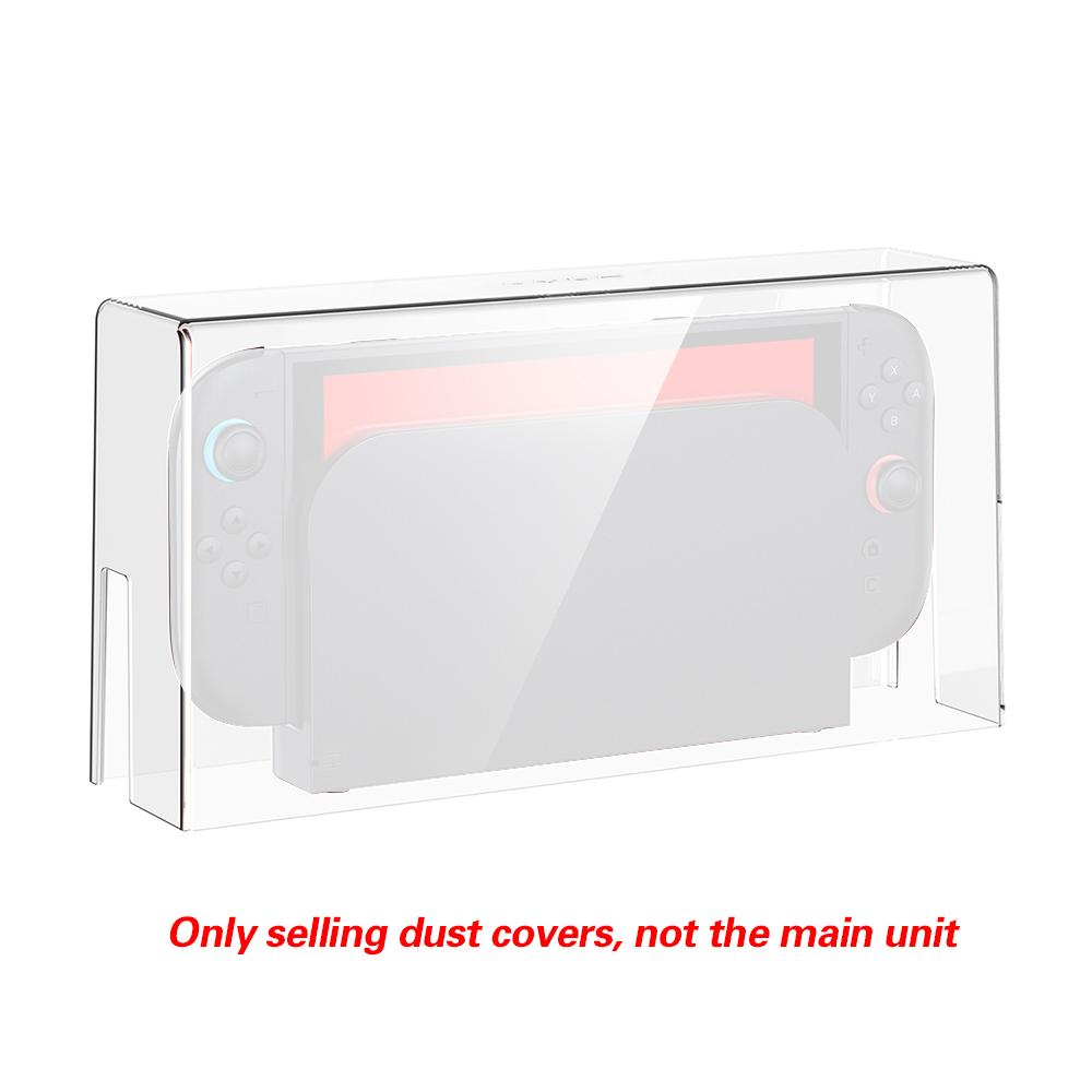 

For Switch 2 Dust Cover Luminous Base Box Acrylic Protective Case for Switch 2 Console Anti-Dust Hard Shell Game Accessories