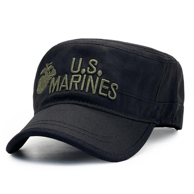 New Embroidery Trucker Hats Gorras Custom Camouflage Cap  Flat Caps US Baseball Cap