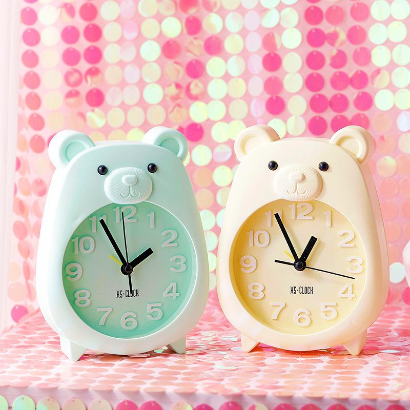 Cartoon bedside alarm clock creative lazy alarm clock shape children student gift home decoration boutique store