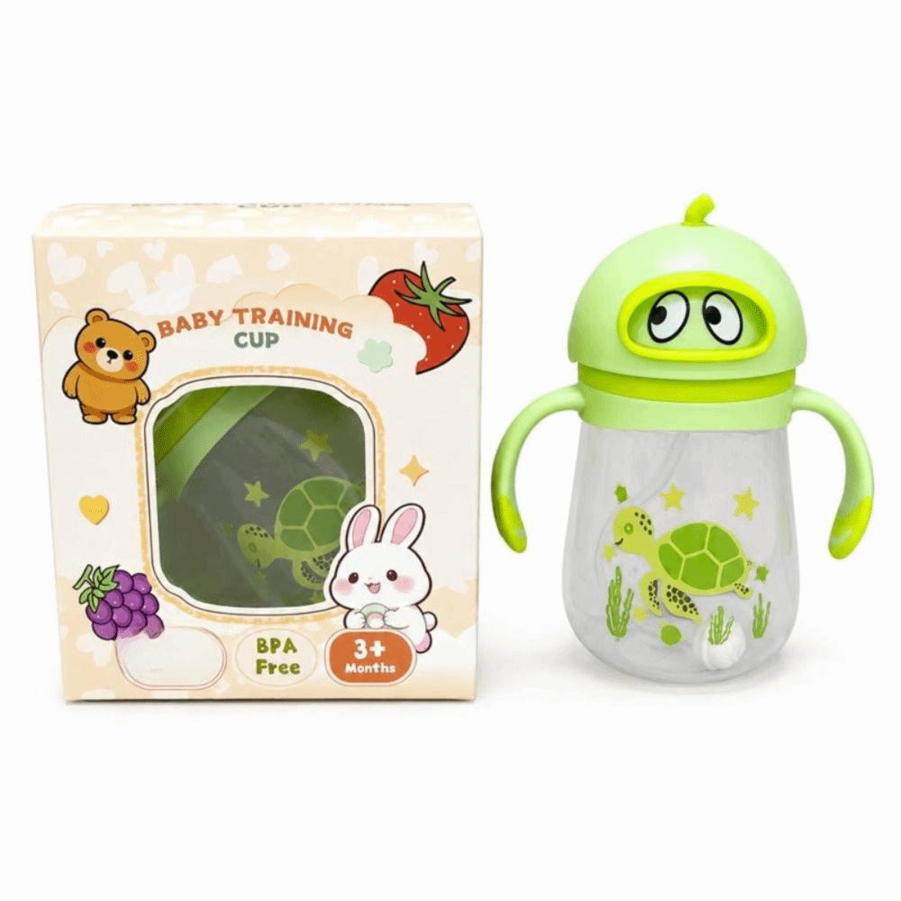 with Handles Baby Sippy Cup 300ML Baby Drinking Cup Cute Baby Training Cup  Baby Transition Cup