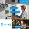 V380 Solar-Powered Outdoor Waterproof Camera with Dual Light and Tri-Screen Bullet & Dome Integration
