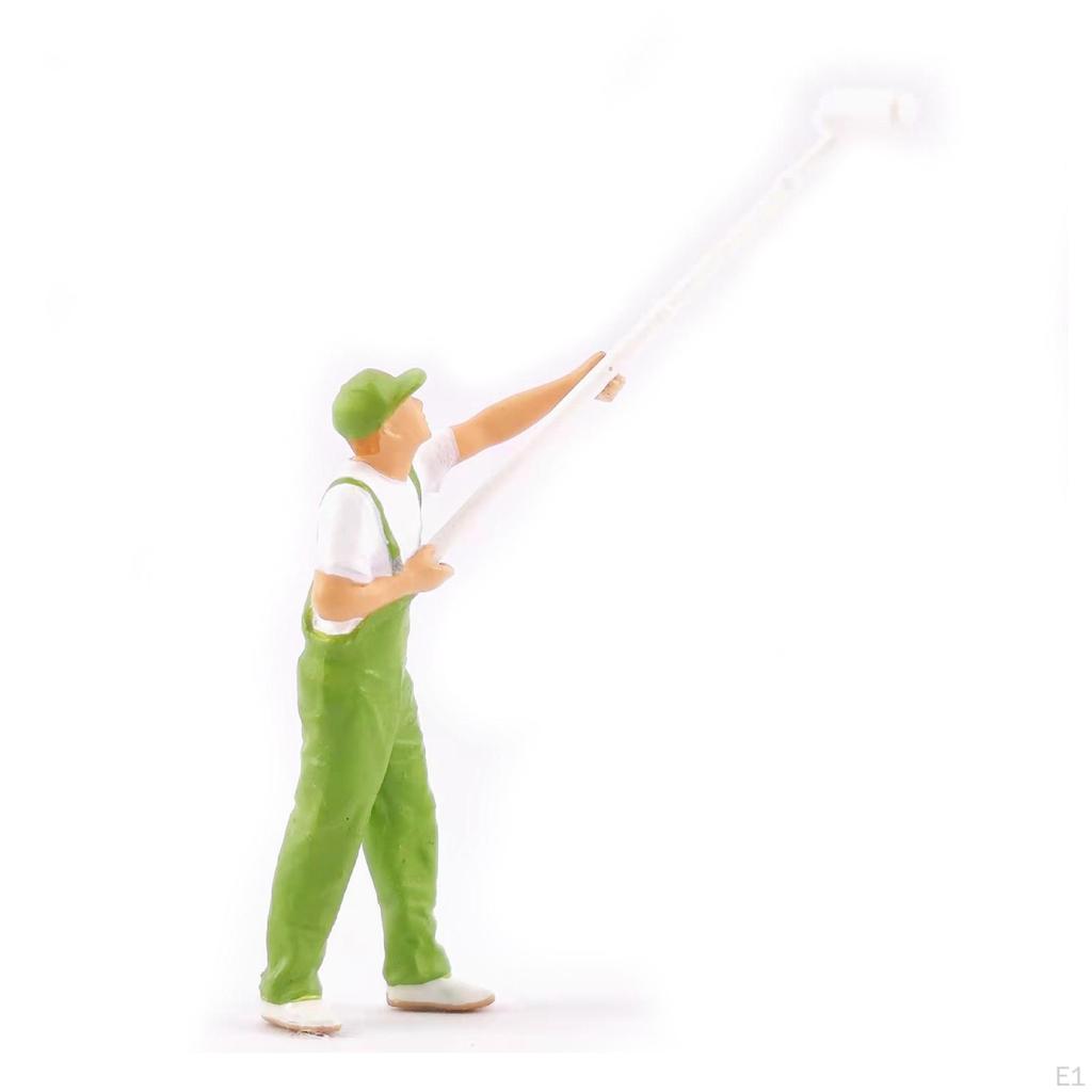 1:64 Scale Miniature Painter Figures Collection for DIY Projects
