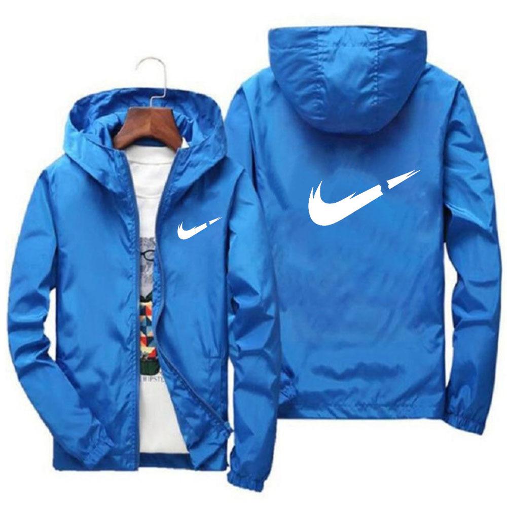 Fashionable loose cardigan with zipper jacket, trendy brand casual and versatile hooded jacket, windproof and rainproof jacket