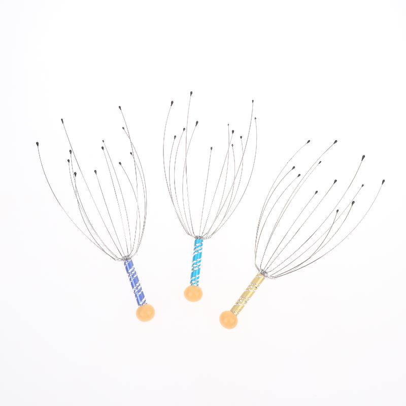 1Pcs Rubbing Scalp Relaxation Relief Body Massager Octopus Head Massager Scratcher Relieves Tension Health Care Tools
