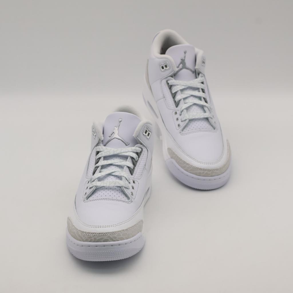 CT8532-111 Nike Air Jordan 3 Retro Pure Money White and Silver (2025) (Men's)