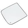 Car Upper Rearview Mirror Glass with Heating Clear Replacement for Dodge RAM 1500 2010‑2018 Right 68067726AA