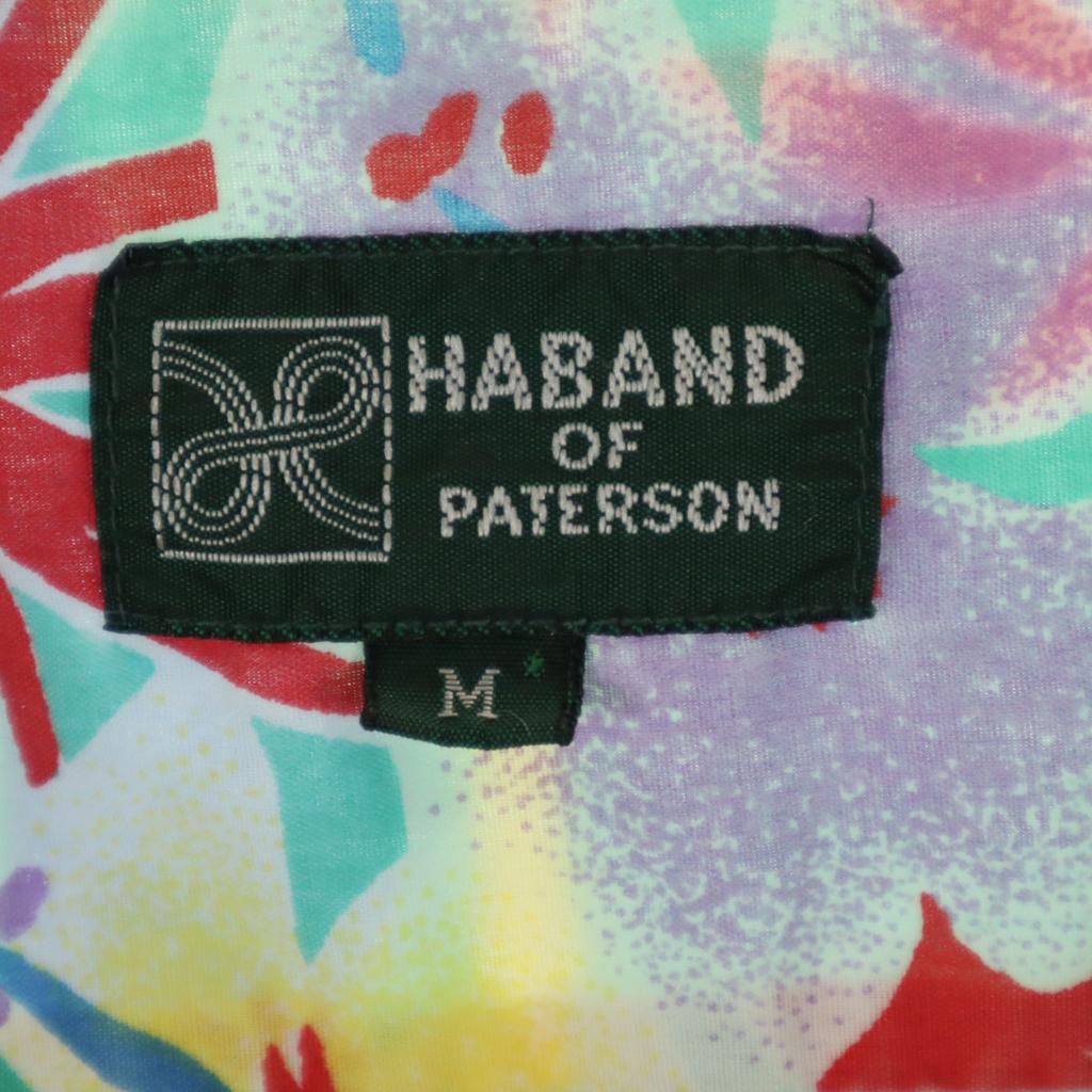 HAND OF PATERSON 90s Old Overall handle Short sleeve Aloha shirt Men's Used