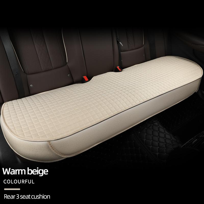 Car Seat Cushion for Front and Back Seat Soft Breathable Four Seasons Universal Car Seat Protector Pad Universal for Most