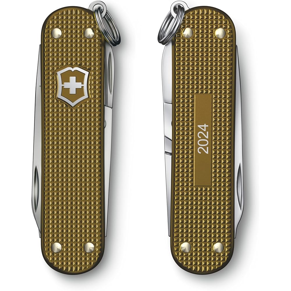 Victorinox Classic SD Alox Limited Edition 2024 Terra Brown Swiss Army Knife Multi-Tool with Scissors and Screwdriver