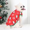 Pet Vest Lightweight Christmas Costume Small Dogs Cats Teddy Corgi Sleeveless Outfit Red Blue Print