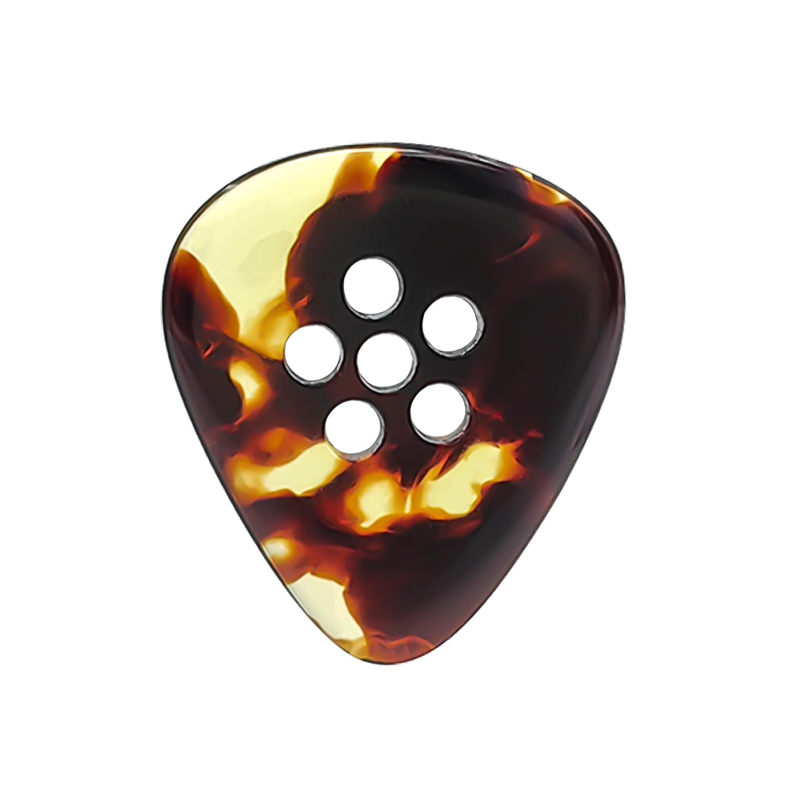 

Musiin Premium Handcrafted Jazz Style Fat Tone Picks for Electric Guitar, Bass, Acoustic, Jazz, and Blues Guitar (Torty)