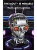 American 13089 Mechanical Skull Model, Compatible with Lego Bricks, Assembly Building Block Toy