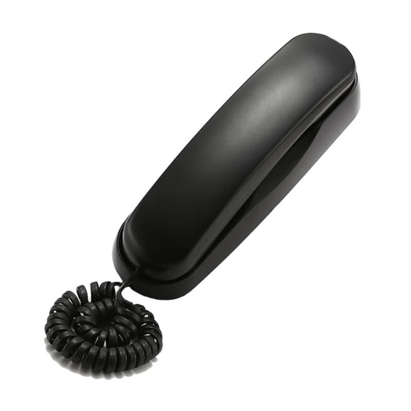 

Офисный телефон AIEK TC-990, стационарный настенный телефон, функция паузы, отключения звука и повторного набора, влагостойкий тонкий проводной телефон для гостиниц и домов чёрный