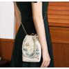 Cheongsam Banquet Bag Antique Style Embroidery Flower Clutch Vintage Elegant Mother'S Handbag With Fake Foot Chain For Women