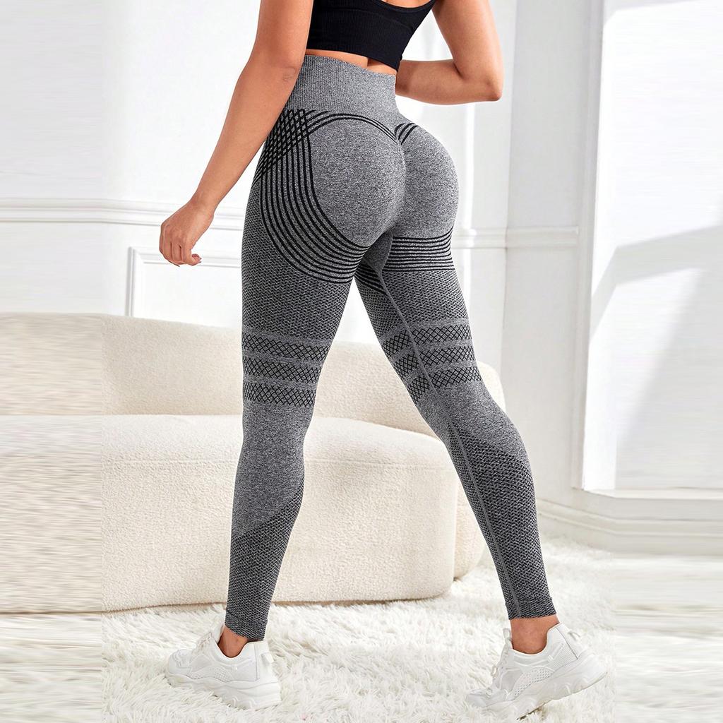 Women's Casual Seamless Hip Lifting Fitness Pants With Tight Fit And High Waist, Seach Hip Yoga Pants