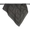 Silk Wool 65 Square Scarf: Simple Stripe Double-Sided Mulberry Silk Wool Shawl for Autumn and Winter