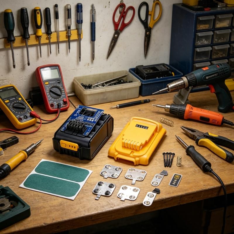 Universal 21V Battery Case Electric Drill Tool Circuit Board for Various Power Tool Heat Resistant Plastic Texture